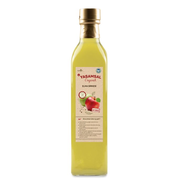 ORGANİK ELMA SİRKESİ - 500 ml - Görsel 1